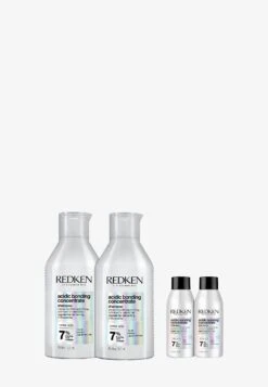 Redken Duo Pack Abc Shampoo (2X300Ml + 2X50Ml)Shampoo- Uomo Prodotti Per Capelli REZ34H04R-S11