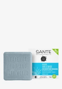 Sante Refreshing Solid Facial Wash Organic Aloe Vera & Chia SeedsScrub E Peeling Viso- Uomo Cura Del Viso SAO34G00G-S11