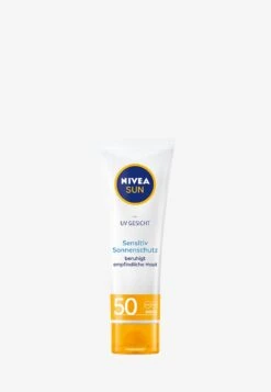 NIVEA Sun Uv Face Soothing Sensitive Spf 50Crema Solare- Uomo Protezione Solare NIP34G009-S11