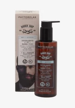 Men'S Grooming2 In 1 Cleanser Beard-Face With Sandal Extract Shampoo Da Barba- Uomo Rasatura PHI32G007-S11